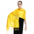 Solid Pashmina 8143 Golden Yellow