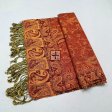 Gorgeous Paisley Pashmina 82307N Orange
