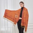 Gorgeous Paisley Pashmina 82307N Orange