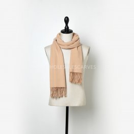 Classic Solid Shawl #AZ2103 Almond