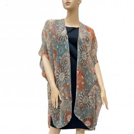 Chic Multi Color Kimono CH-01  Chic Multi Color Kimono CH-01