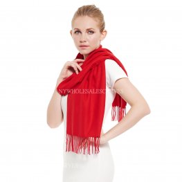 Cashmere Feel Scarf 19-04 Red  Cashmere Feel Scarf 19-04 Red