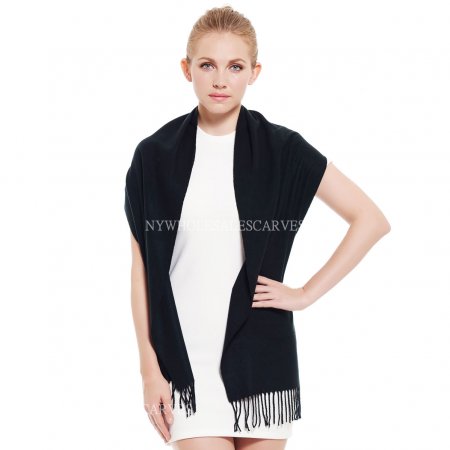 Cashmere Feel Scarf Z19-05 Black