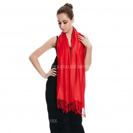 Solid Pashmina DXG04 Red