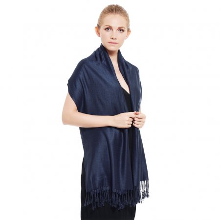 Solid Pashmina DXG05 Navy