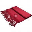 Solid Pashmina DXG06 Burgundy