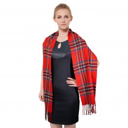 Cashmere Feel Scarf 17-9 Red