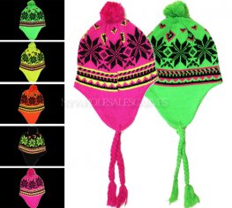 Neon Knit Hat H59079 (5 Colors, 1 Doz)