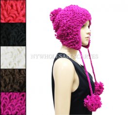Knit Winter Hat 230671 (5 Colors, 1 Doz)