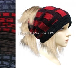 Knit Winter Hat J01103 (4 Colors, 1 Doz)