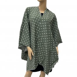 Olive Polka dot Kimono HR23021-128  Olive Polka dot Kimono HR23021-128