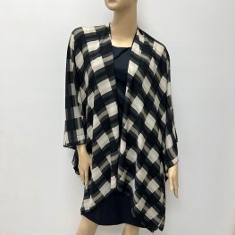Casual Colorblock Kimono HR23021-135  Casual Colorblock Kimono HR23021-135