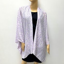 Chic Tiny Floral Kimono HR23021-140 Purple
