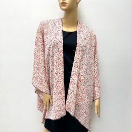 Chic Tiny Floral Kimono HR23021-145 Red