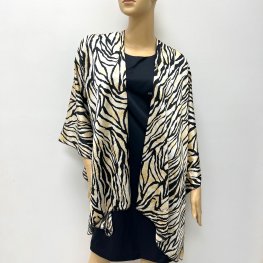 Zebra Print Kimono HR23021-148