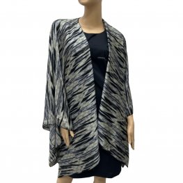 Casual Abstract Print Kimono HR23021-20