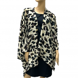 Leopard Print Kimono HR23021-52