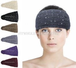 Fashion Crochet Headband #J001-087 (6 Colors, 1 Doz)