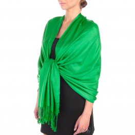 Solid Pashmina 8147C Kelly Green