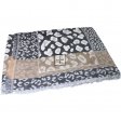 Double Layer Graphic Leopard Print Pashmina #6702 Color: Black