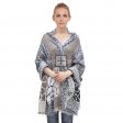 Giraffe Pattern Pashmina #6801 Color: Black