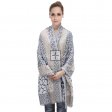 Giraffe Pattern Pashmina #6802 Color: Grey
