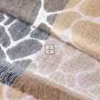 Giraffe Pattern Pashmina #6803 Color: Brown