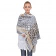 Giraffe Pattern Pashmina #6803 Color: Brown