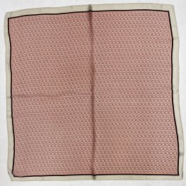 Satin Circle Print Scarf LR2046-1 Pink
