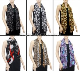 Spring & Summer Scarf SP12S (6-8 Styles, 1Doz)