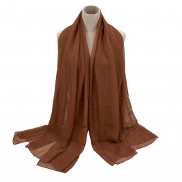 Silk Soft Oversize Shawl MM7703 Brown  Silk Soft Oversize Shawl MM7703 Brown