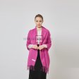 Premium Silky Shawl 9610 Deep Magenta