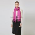 Premium Silky Shawl 9610 Deep Magenta