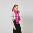 Premium Silky Shawl 9610 Deep Magenta