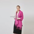 Premium Silky Shawl 9610 Deep Magenta