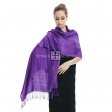 DXG Solid Pashmina DXGP11-10 Purple