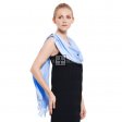 DXG Solid Pashmina DXGP11-17 Sky Blue