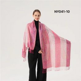 Luxury Rainbow Paisley Pashmina NY04110  Luxury Rainbow Paisley Pashmina NY04110