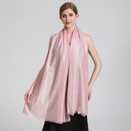 SF23120-8N Sheer Sparkly Shawl Wrap: Candy Pink