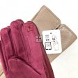 Women's Touch Screen PU Leather Gloves NY180 (5 COLORS 1 DZ)