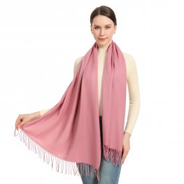 Premium Event Solid Pashmina NY7705 Dusty Rose
