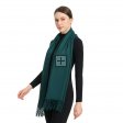 Premium Event Solid Pashmina NY7721 Hunter Green