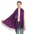 Premium Event Solid Pashmina NY7727 Dark Purple