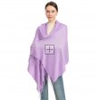 Premium Event Solid Pashmina NY7728 L-Purple