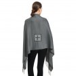Premium Event Solid Pashmina NY7731 Charcoal