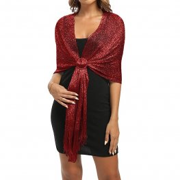 Lurex Sheer Metallic Evening Scarf AM2311804 Burgundy  Lurex Sheer Metallic Evening Scarf AM2311804 Burgundy