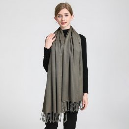 Solid Pashmina 8122N Army Green