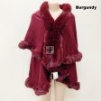 Luxury Faux Fur Topper Cloak Poncho JB581