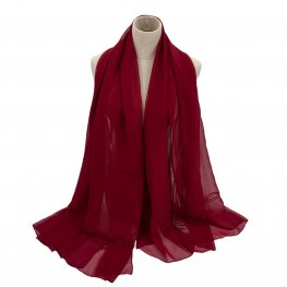Silk Soft Oversize Shawl MM7701 D-Red  Silk Soft Oversize Shawl MM7701 D-Red