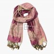 Border Pattern Pashmina PL0309 Orchid